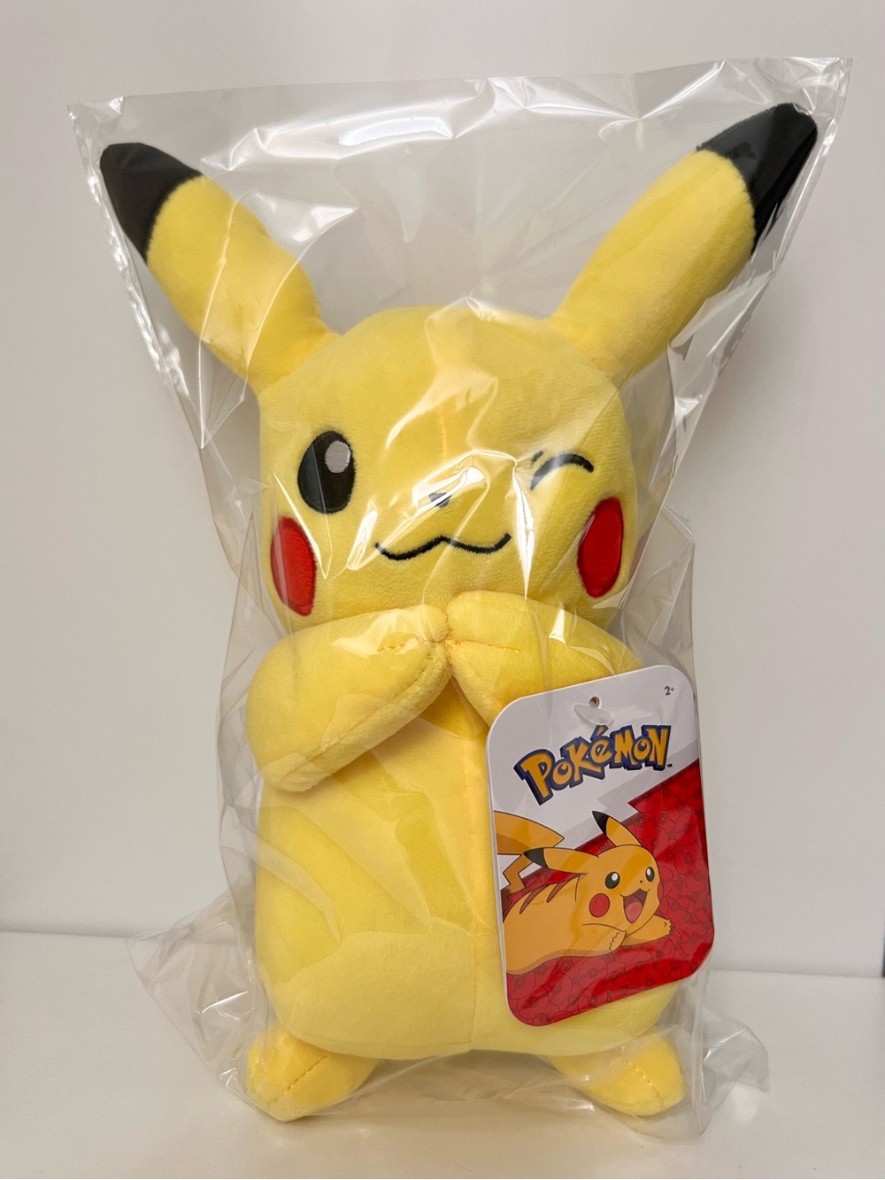 Pikachu Yellow Plush Toy - Cute Winking Pikachu-Order#1
